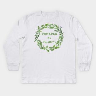 Powered by Plants Kids Long Sleeve T-Shirt